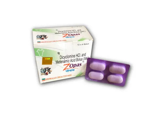 Dicyclomine HCL And Mefenamic Acid Bolus (Vet)