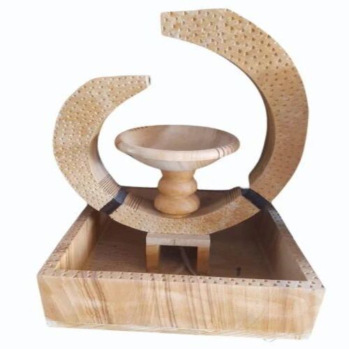 Artificial Fountain - Sand Stone 2x2 Feet Brown Color Premium Quality Optimum Condition 8 Kg Weight