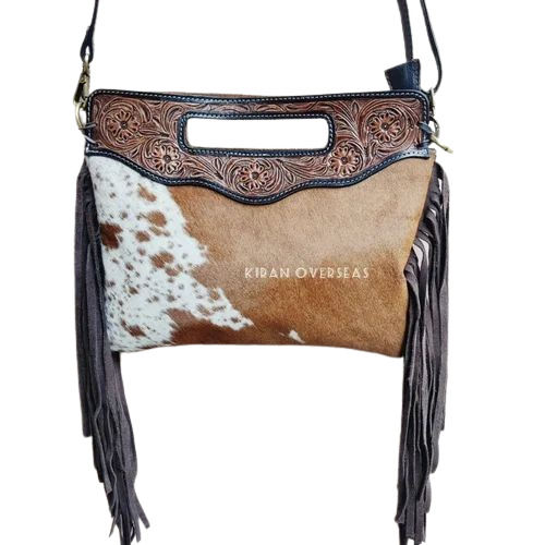 Leather Fringe Handbag