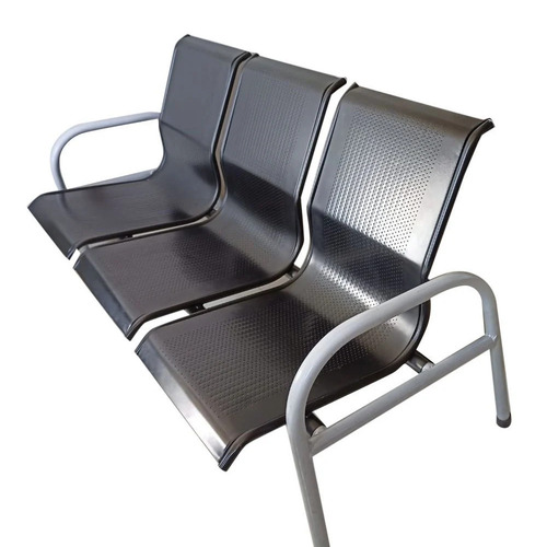 Mild Steel 3 Seater Waiting Chair