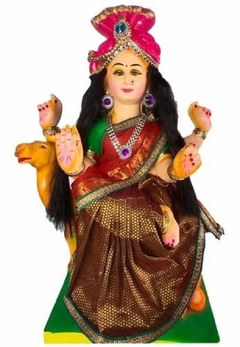 Multicolored Dashama Goddess Statue