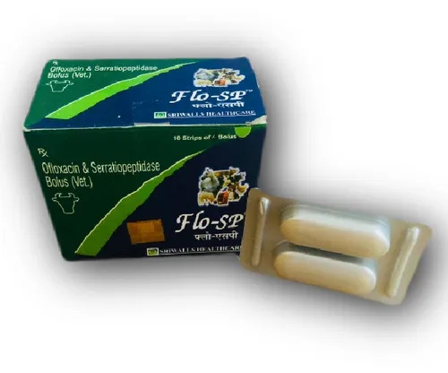 Ofloxacin And Serratiopeptidase Bolus (Vet)