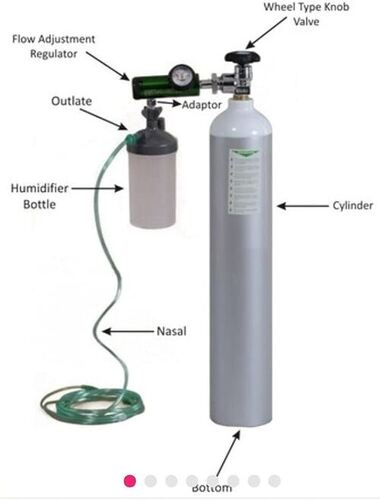 Oxygen Cylinder Aluminum For Gas Storage - Automatic Grade: Automatic