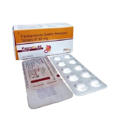 Pantoprazole - Gastro Resistant Tablet 40 Mg | Prescription Required, For Hospital and Clinic Use, Store in Cool and Dry Place