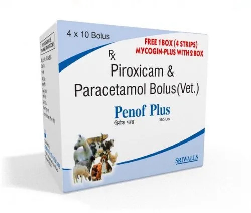Piroxicam And Paracetamol Bolus (Vet)