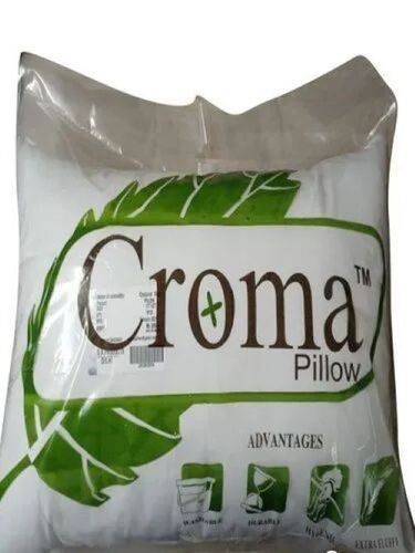 Plain White Cotton Pillow