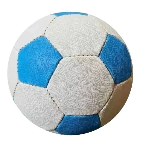 PVC Soccer Ball - 8.35 Inch Diameter, Blue And White | High Quality Round Design for Playing Football