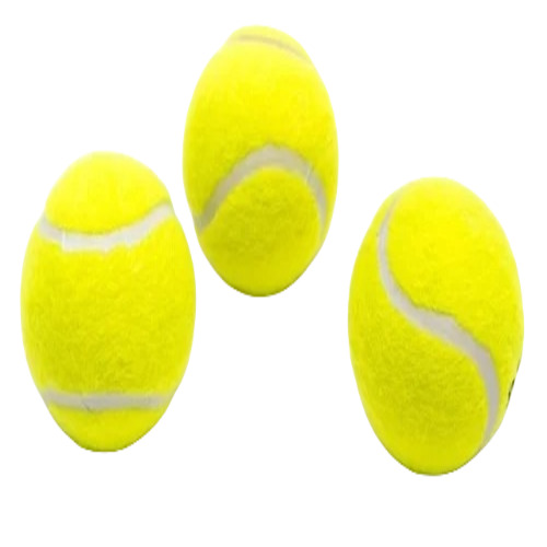 Tennis Ball - Standard Size 3.5 inches Diameter, Good Quality & Round Shape for Enhanced Playability