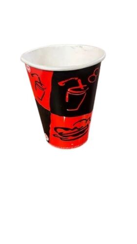 250 Ml Paper Glass - Paper Material 250 ml Size Yellow and Black Color | Eco-Friendly Vibrant Printed Patterns Leak-Proof Sturdy Smooth Texture Ideal for Beverages