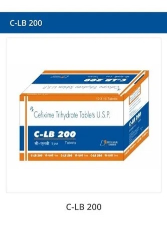 C-LB 200 Cefixime Trihydrate Tablets - Medicine Grade, Prescription Required | For Hospital and Clinic Use, Dosage Form: Tablets