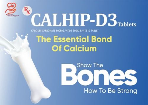 Calhip-D3 Tablets - Grade: A