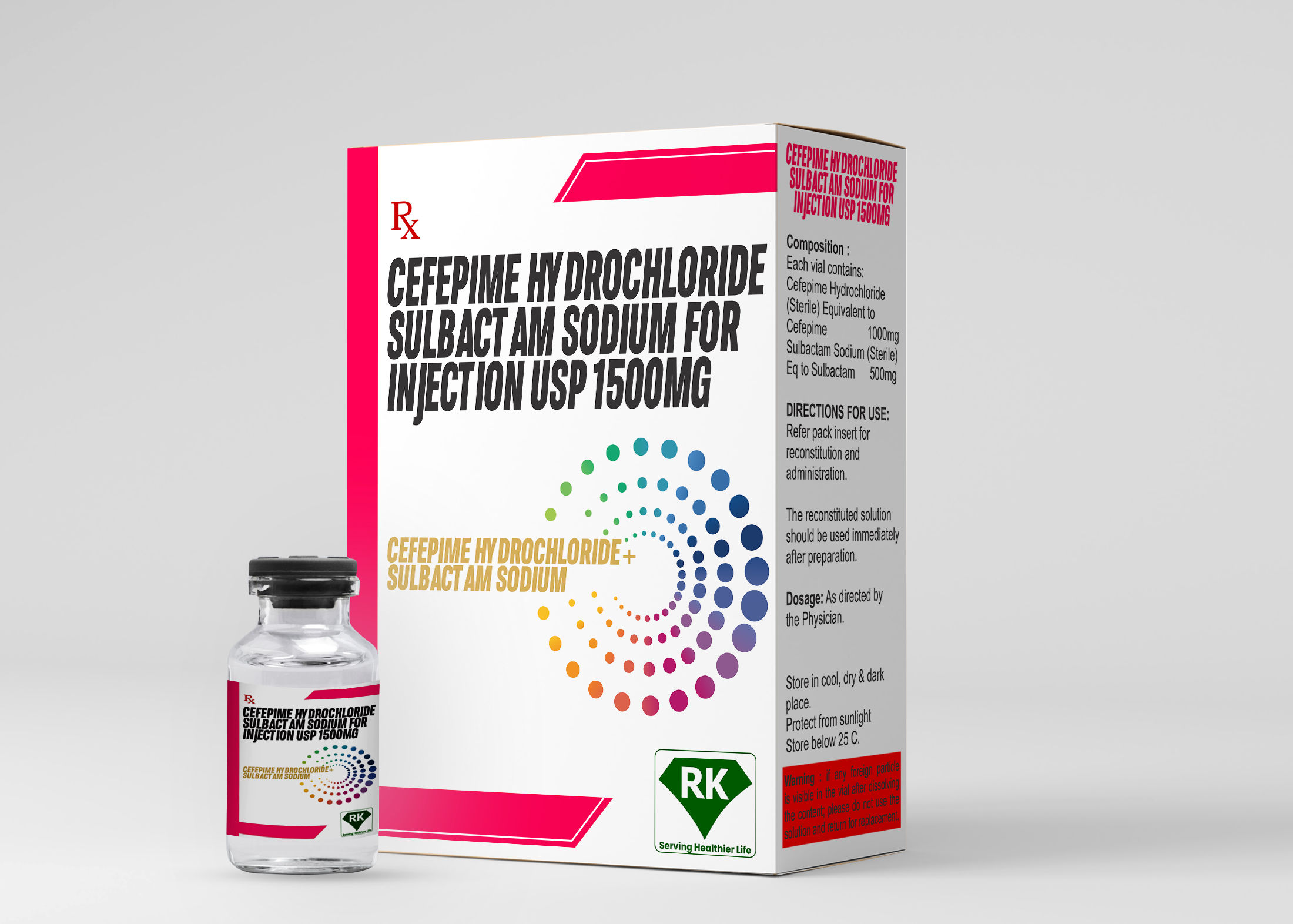 Cefepime Hydrochloride And Sulbactam Sodium For Injection