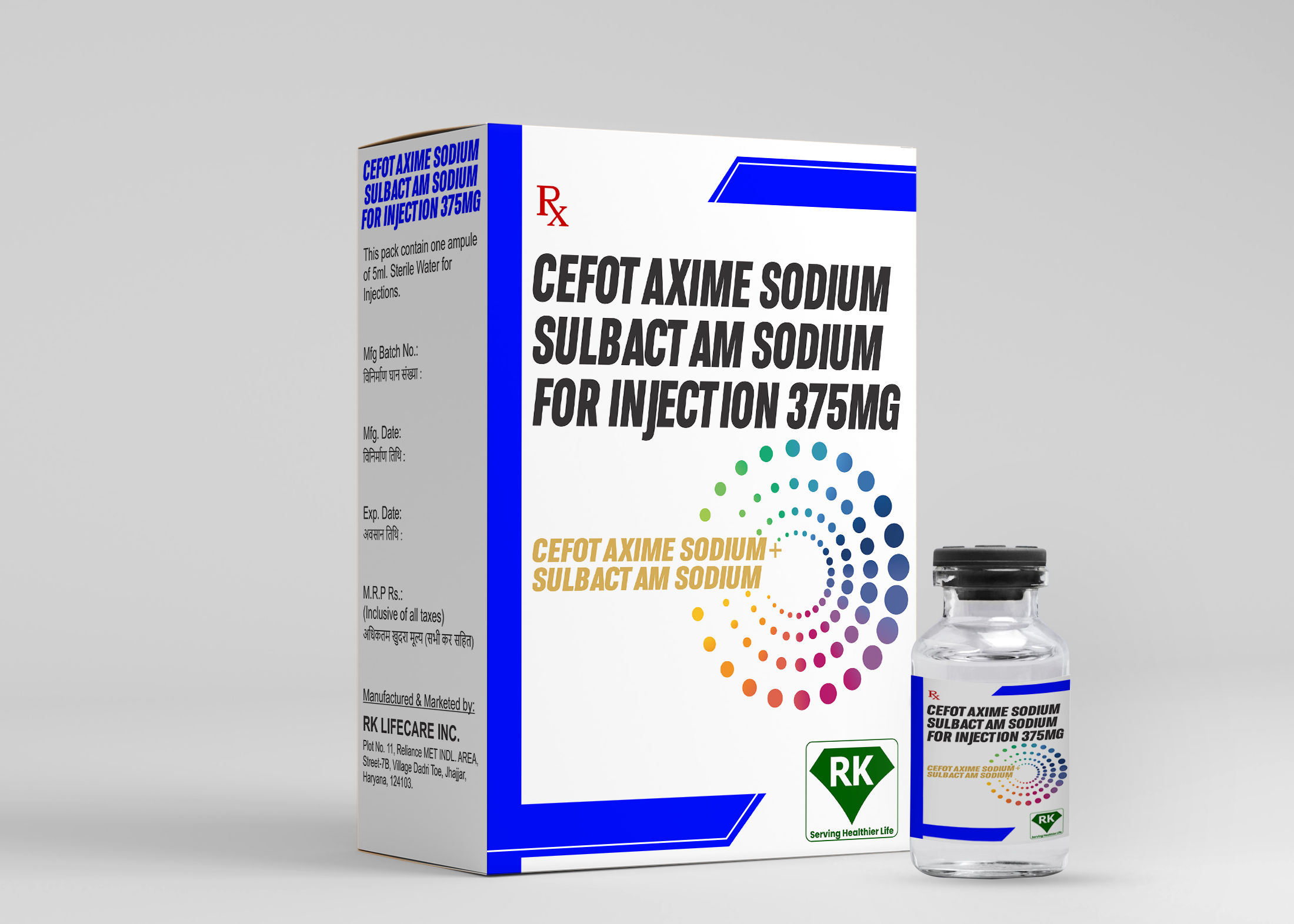 Cefotaxime Sodium And Sulbactam For Injection 375mg