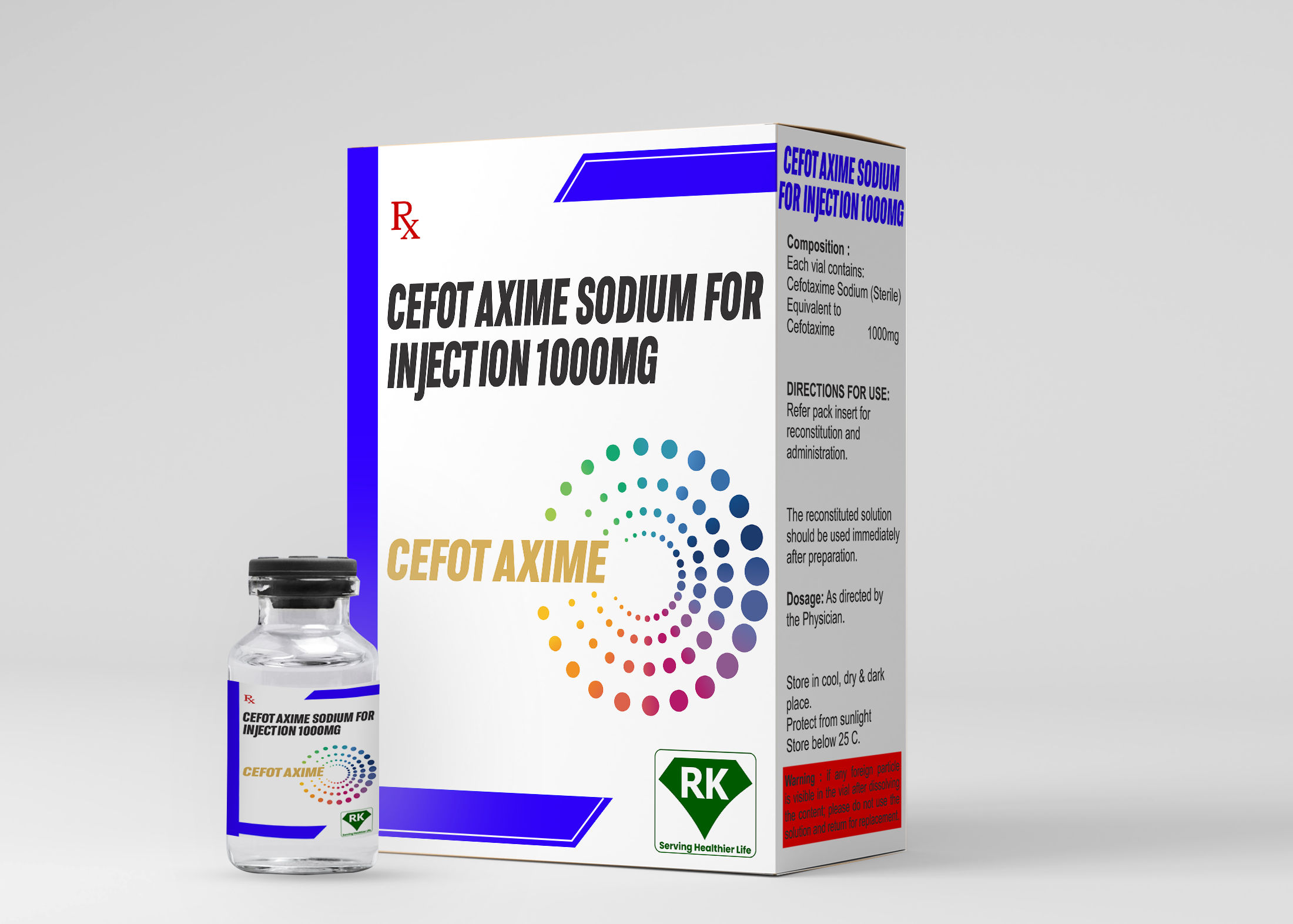 Cefotaxime Sodium For Injection 1000mg