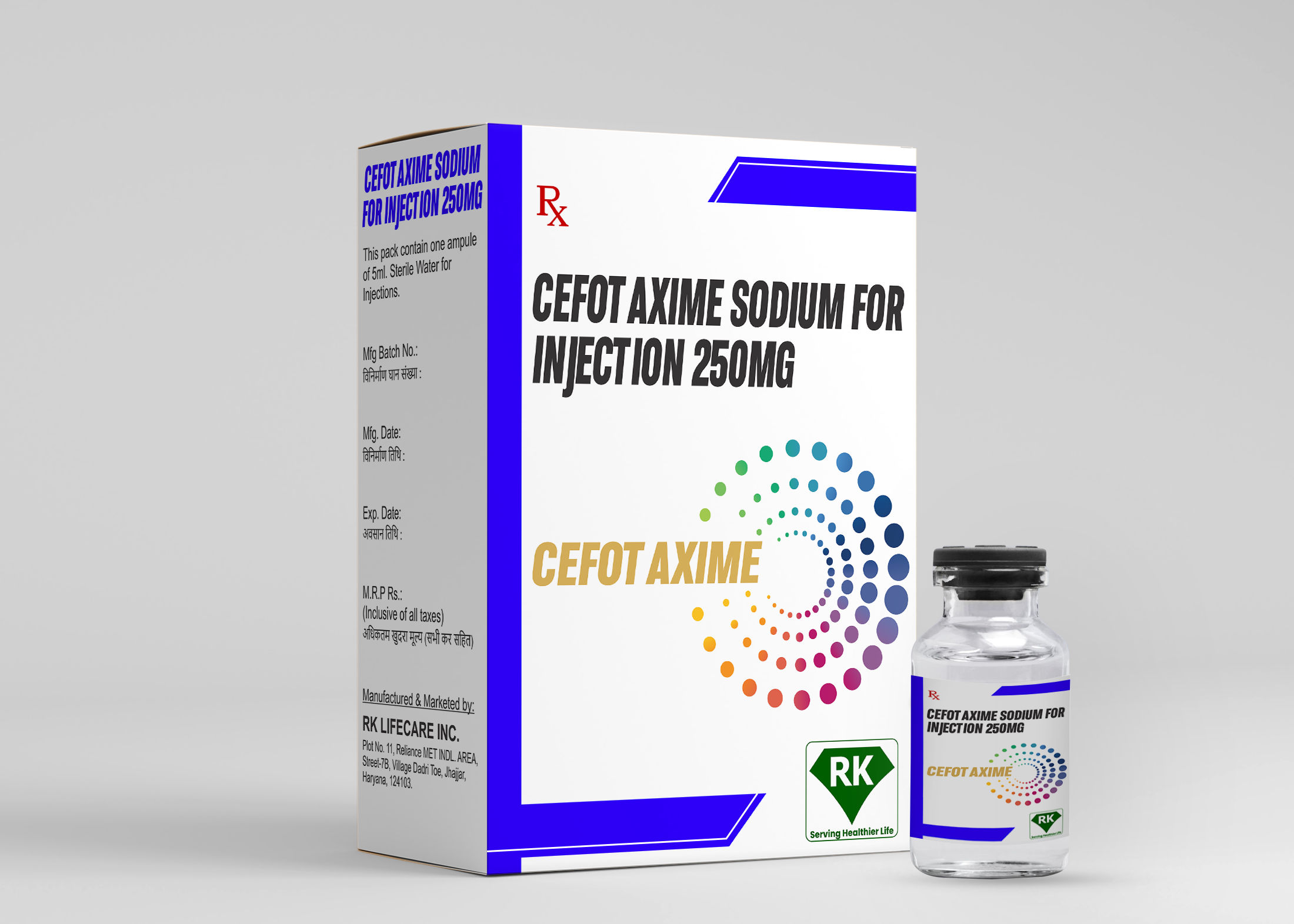 Cefotaxime Sodium For Injection 250mg