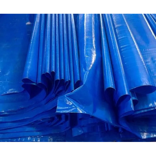 HDPE Tarpaulin - 90-300 GSM, Blue Color | 100% Waterproof, UV Stabilized, Durable, Strong, PE Laminated