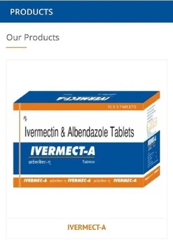 Ivermect A - Ivermectin And Albendazole Tablets | Prescription Required, For Hospital and Clinic Use, Store in Cool And Dry Place