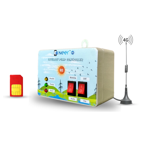 NEER Pro 4G Mobile GSM Internet Pump Starter Controller, for 1 & 3 Phase Motor Pumps