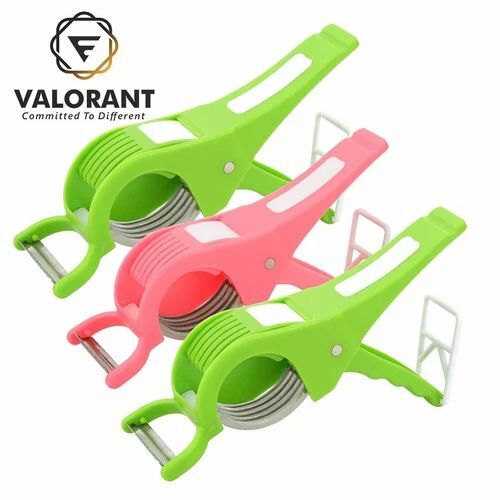 Plastic Vegetable Cutter With Peeler