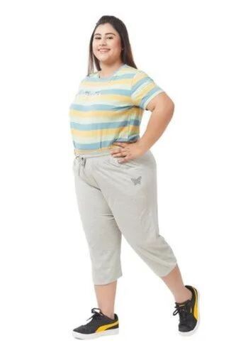 Plus Size Cupid Cotton Capris