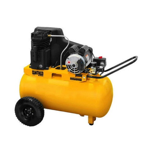 Portable Air Compressor - 51-120 cfm Flow Rate, 10-100 HP, 8 Bar Pressure | Industrial Use, Silent Operation, Air Cooled, Lubricated Screw Type, Black and Yellow