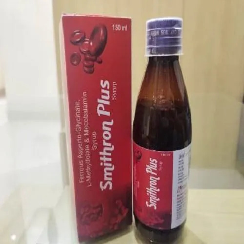 Smithron Plus Syrup - Liquid Medicine for Hospital and Clinic Use | Prescription Required, Dosage as per Guidelines, Cool and Dry Storage