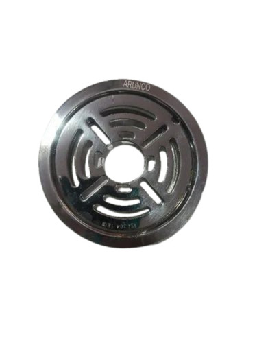 Stainless Steel Round Grating - Ss304 Light Duty Load Capacity , Silver Glossy Finish for Drainage Applications