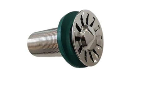 Urnial Waste Coupling - Stainless Steel, 32mm Full Thread, Chrome Finish | Rust Free, Designed for Urinals with Box Packaging