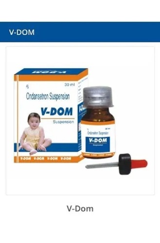 V-Dom Ondansetron Suspension - Liquid Syrup Form, Prescription Required, Store in Cool and Dry Place