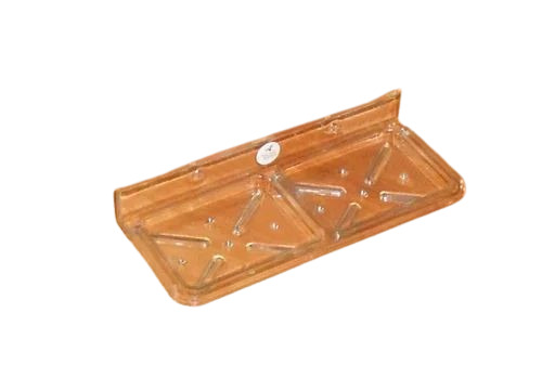 Acrylic Bathroom Soap Dish - 8 x 3 Inches, Transparent Rectangular Shape | Wall Mounted Design, Elegant and Durable Packaging