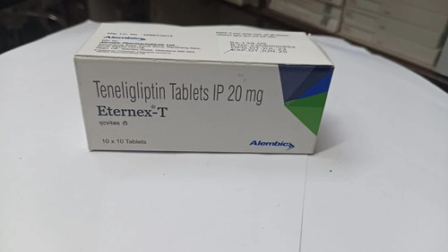Eternex T Teneligliptin Tablets - 20mg Dosage, Prescription Required | For Hospital & Clinic Use, Cool & Dry Storage