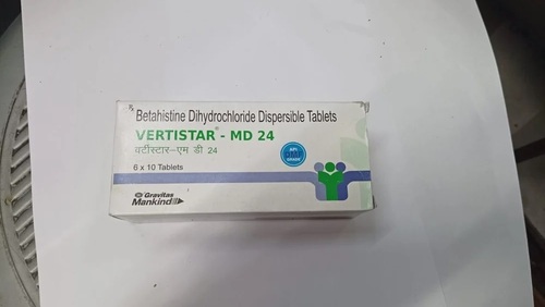 24mg Vertistar MD Betahistine Dihydrochloride Dispersible Tablets