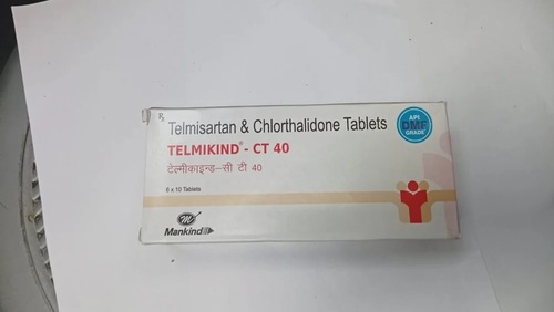 40mg Telmikind Ct Telmisartan Chlorthalidone Tablets