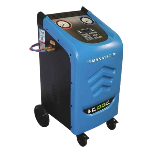 AC Gas Charging Machine - R1234a/R1234yf Refrigerant, 12 KG Cylinder Capacity | Stable Operation, High Performance, 4.5 CFM Vacuum Pump, Effective Filtration