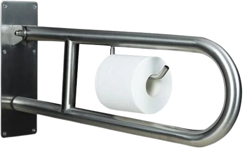 Bathroom Grab Bar - Stainless Steel, 9 Inch Length, Polished Silver Finish | Wall Mounted Safety Support