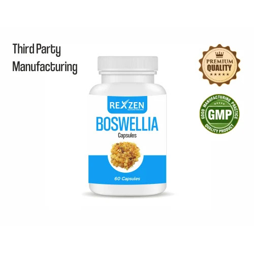 Boswellia Serrata Capsules - 60 Count, 500 mg Herbal Joint Pain Relief, Adult Use, Twice Daily Dosage, Cool and Dry Storage
