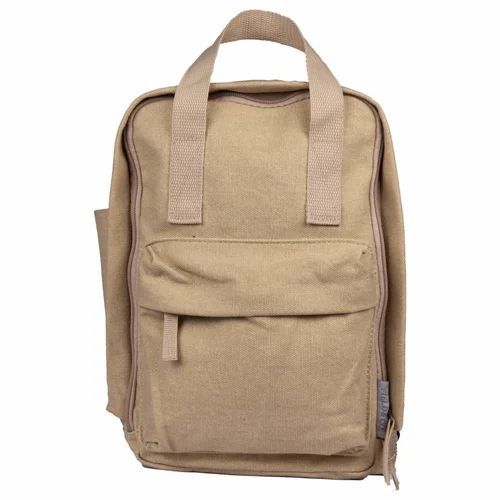 Canvas Swag Bag - Canvas Material, 5 Kg Capacity, Natural Color, Loop Handle | Plain Design For Versatile Use