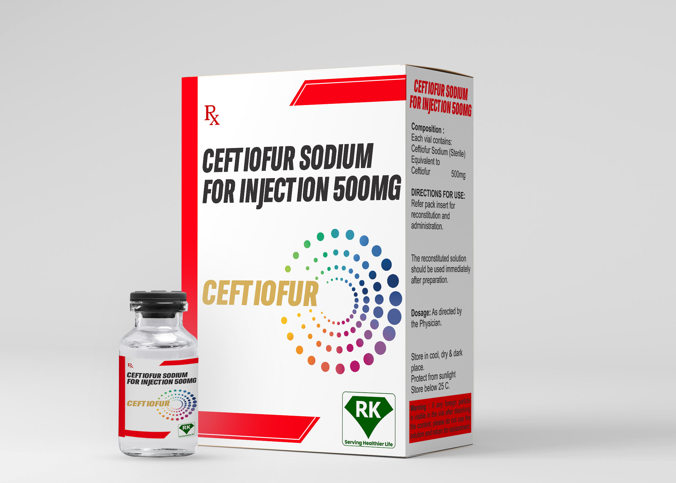 Ceftiofur Sodium For Injection 500mg