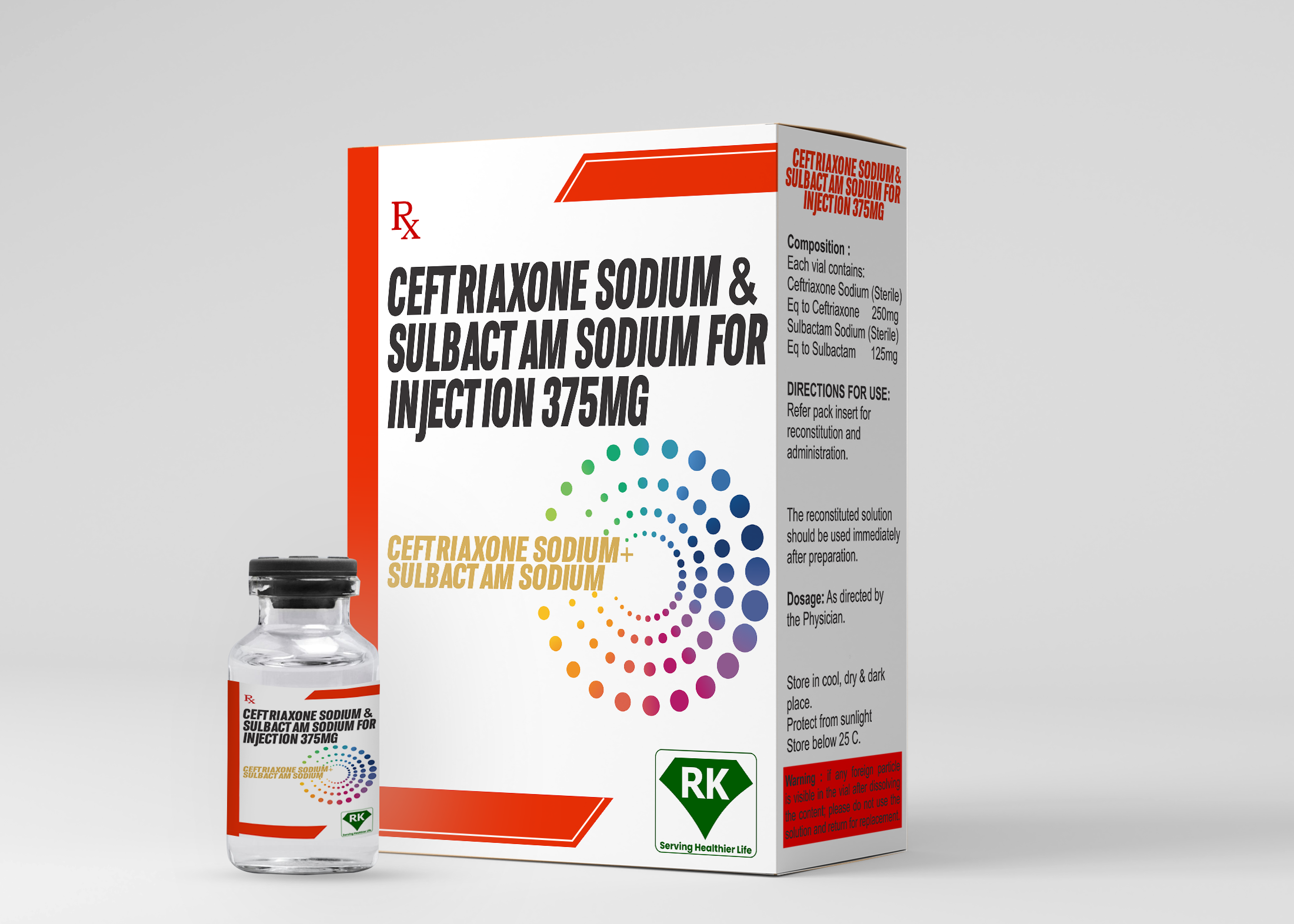 Ceftriaxone Sodium And Sulbactam Sodium For Injection