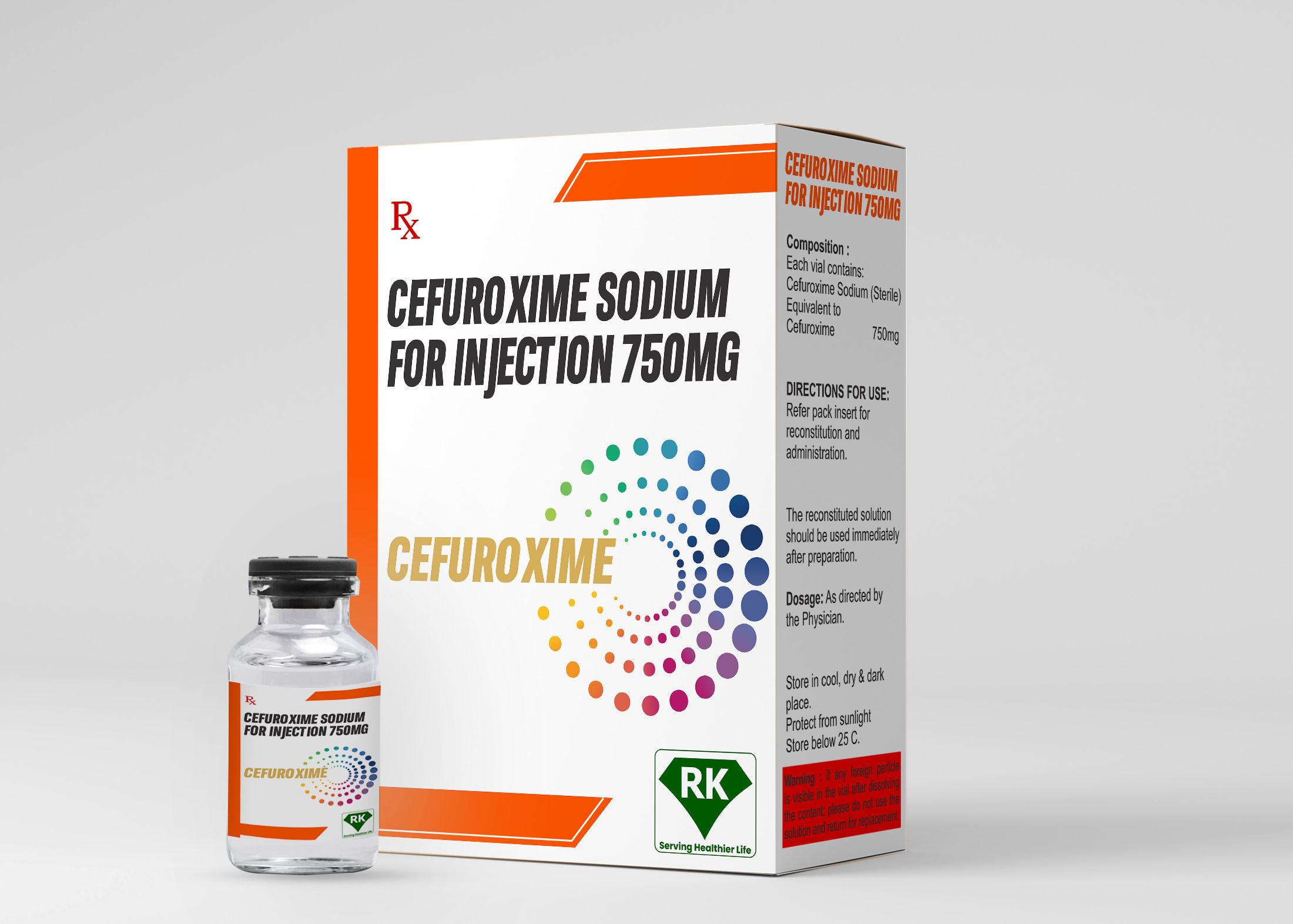 Ceftriaxone Sodium For Injection 750mg