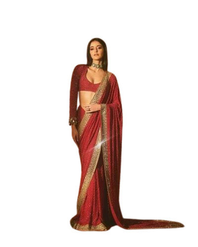 Faux Georgette Saree