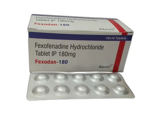 Fexodan 180 Fexofenadine Hydrochloride Tablets