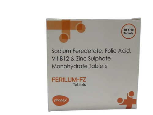 Folic Acid, Vit B12, Zinc Sulphate And Monohydrate Tablets