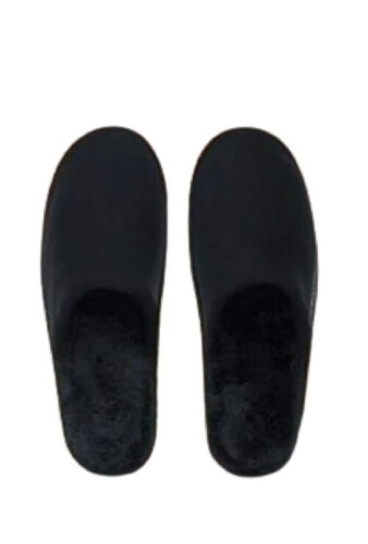 Hotel Bathroom Slippers - Lightweight, Various Sizes, Black | Unisex Design, Slip-On Style, Anti-Skid, True Value for Money