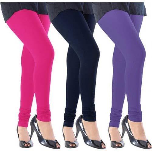 Ladies Cotton Leggings - Soft Cotton Fabric, Customized Sizes, All Colors | Breathable, Elastic Waistband, Anti-Wrinkle, Easy Care, All Season