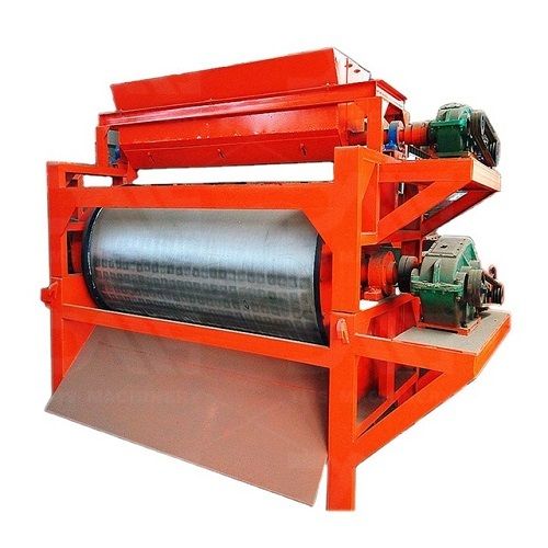 Magnetic Separator - Ferrite & Rare Earth Magnet Steel, 0-3mm Feed Size | 10-280t/h Production Capacity, 1.5Kw Power, Industrial Use, Red Color