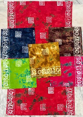 Nightwear Fabric - Cotton 60 Inch Width Multi-Color 150 GSM Printed Texture | Heat-Insulated Free Size Twill Style