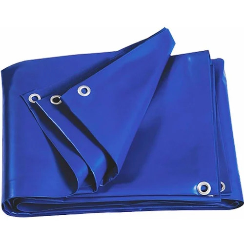 Glanost Pvc Coated Truck Tarpaulin - 5mm Thickness, Blue Color | 100% Waterproof, Uv-resistant, Tear-proof, Flexible In Extreme Temperatures