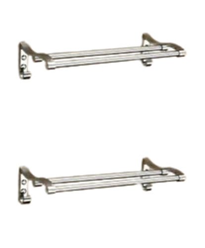 Stainless Steel Towel Holder - 24 Inch, Chrome Finish, Wall Mounted Design with 5-25 mm Rod Diameter