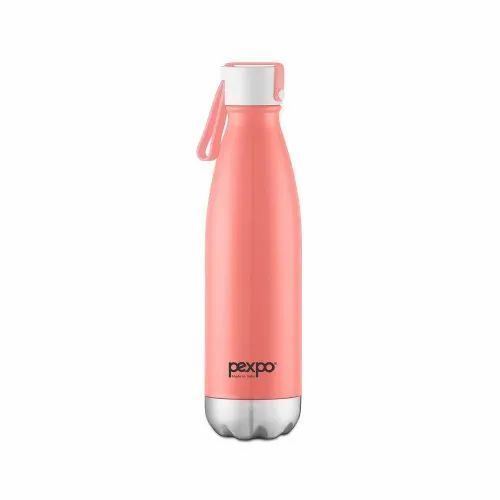 Steel Insulated Bottle - Stainless Steel 750 Ml Pink | Leak Proof Long Lasting Round Shape Screw Cap